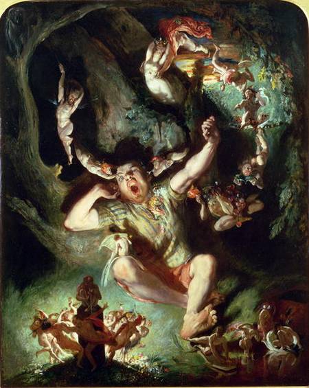 The Disenchantment of Bottom, from 'A Midsummer Night's Dream' Act IV Scene I from Daniel Maclise