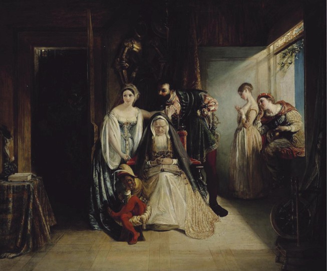 Francis I and Diane de Poitiers from Daniel Maclise