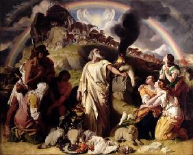 Noah's Sacrifice, 1847-53 (oil on canvas)