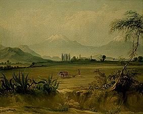 Mexican countryside with Xochimilco. from Daniel Thomas Egerton