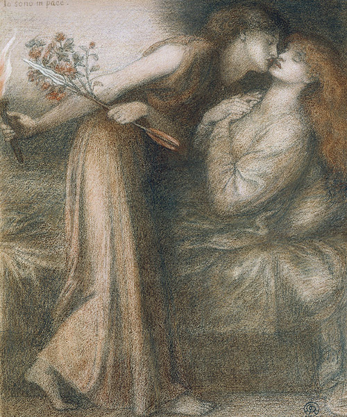 Dante's Dream on the Day of the Death of Beatrice (Io sono in pace) from Dante Gabriel Rossetti