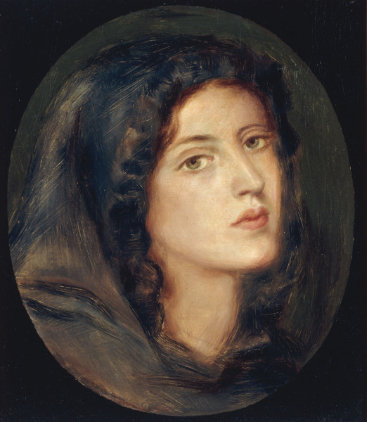 D.Rossetti, Miss Burton. from Dante Gabriel Rossetti