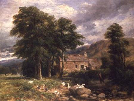 The Old Mill at Bettws-y-Coed from David Cox