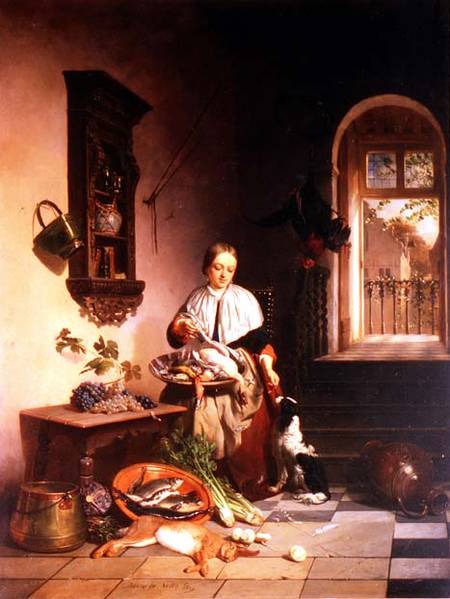 In The Kitchen from David Emil Joseph de Noter