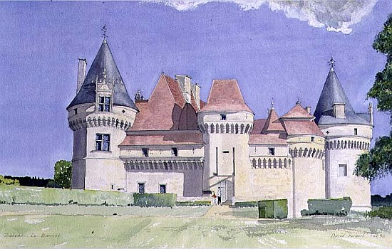 Chateau de Bannes, 1996 (w/c)  from David  Herbert
