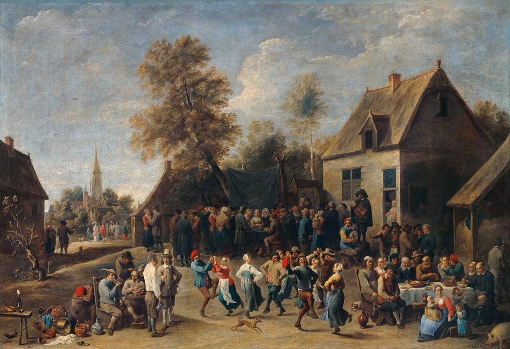 Teniers the Younger / Peasant Festival from David Teniers