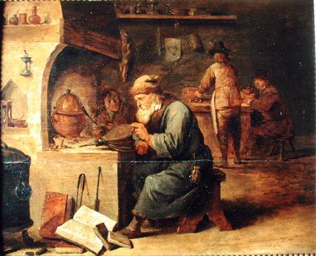 An Alchemist from David Teniers