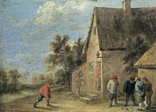 David Teniers d.J., Kugelspieler from David Teniers