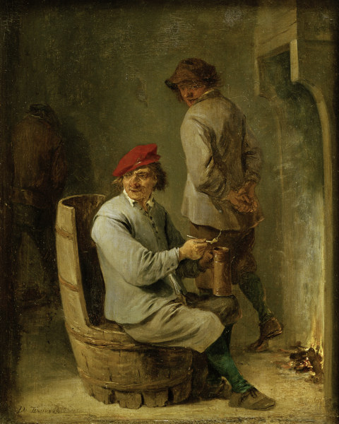 David Teniers d.J., Raucher auf einem .. from David Teniers