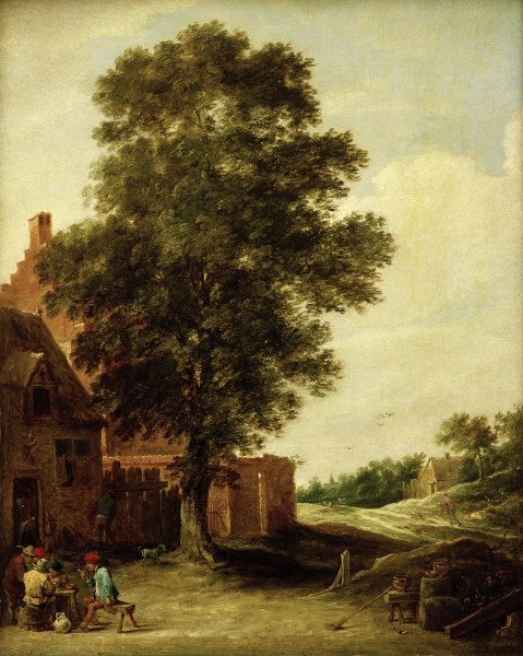 D.Teniers d.J., Wirtshaus unter Linde from David Teniers