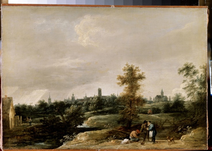 View near Brussels from David Teniers