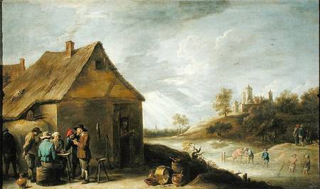 Inn by a River from David Teniers