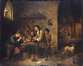 D.Teniers the Younger, Smoking School