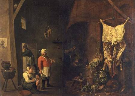 The Interior of a Rustic House from David the Elder Teniers