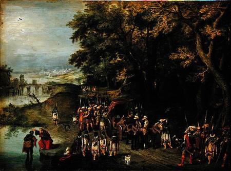 Baptism of the Chamberlains from David Vinckboons