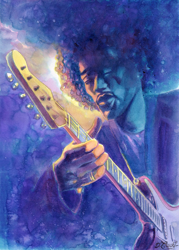 Jimi Hendrix - 5 from Denis Truchi