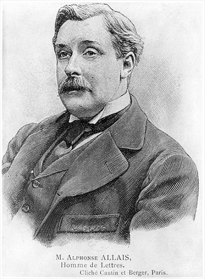 Alphonse Allais (1855-1905) late 19th century from Desire Mathieu Quesnel