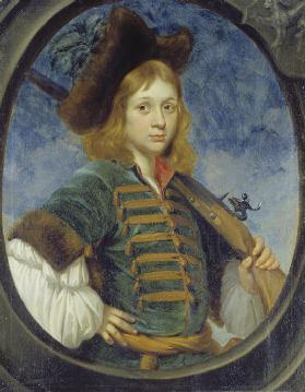 Portrait of a Boy Dressed as a Hunter