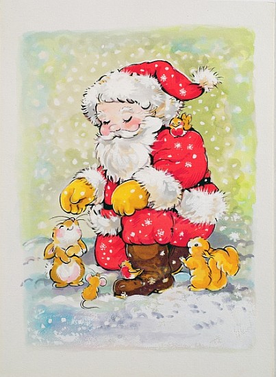 Father Christmas with Animals  from Diane  Matthes