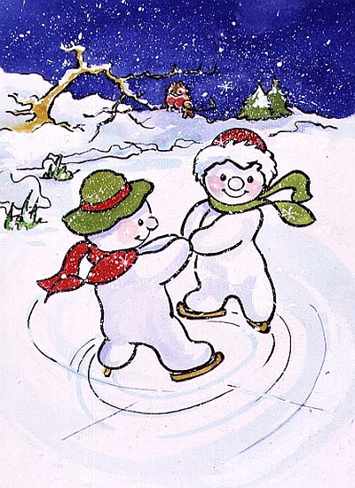 Snowmen Skating  from Diane  Matthes