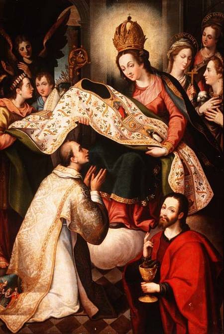 Presentation of the Cope to St. Ildefonsus from Diego de Aguilar