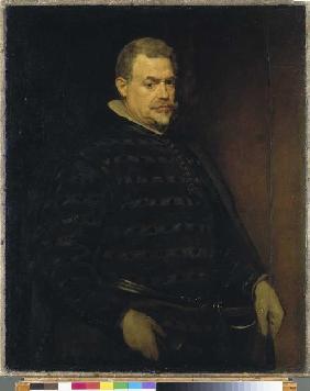 Portrait of a sir (probably the top hunter master's Juan Mateos)