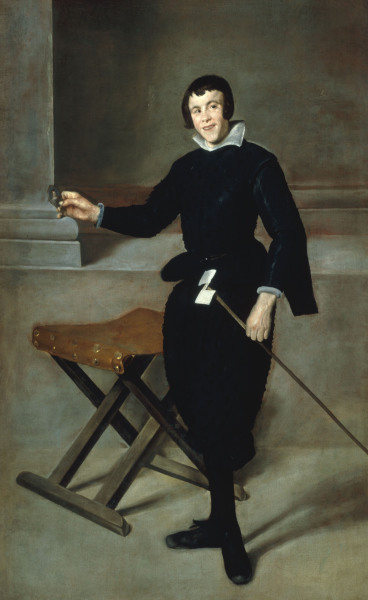 D.Velázquez / Court Jester Calabazas from Diego Rodriguez de Silva y Velázquez