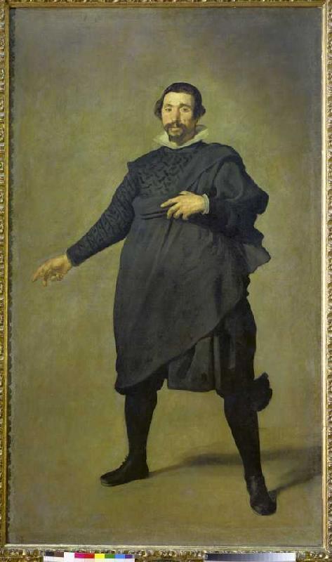 The court jester Pablo de Valladolid. from Diego Rodriguez de Silva y Velázquez
