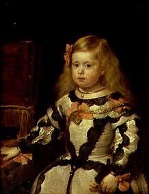 The infanta of Maria Marguerita, daughter Philipps IV. of Spain from Diego Rodriguez de Silva y Velázquez
