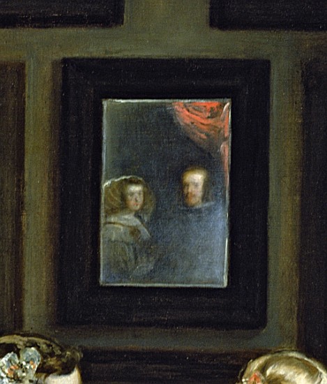 Las Meninas or The Family of Philip IV, c.1656 (detail of 405) from Diego Rodriguez de Silva y Velázquez