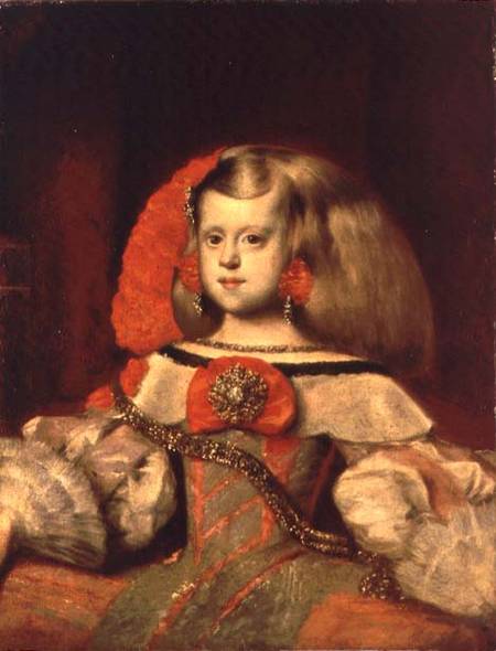 Portrait of the Infanta Margarita from Diego Rodriguez de Silva y Velázquez