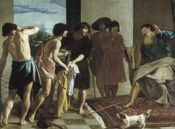 Velazquez / Jacob receiving the Clothing from Diego Rodriguez de Silva y Velázquez