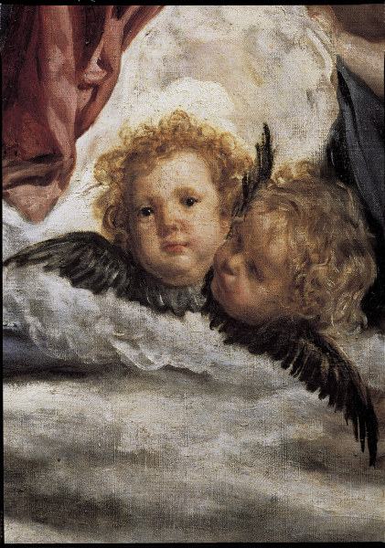 Velásquez, Krönung Mariä, Engelsköpfen from Diego Rodriguez de Silva y Velázquez