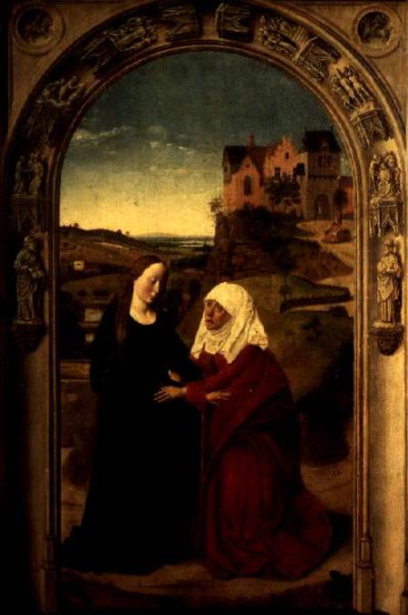 The Visitation from Dieric Bouts the Elder