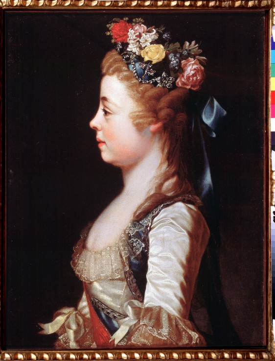 Portrait of Grand Duchess Alexandra Pavlovna (1783-1801) as child from Dimitrij Grigorjewitsch Lewizkij