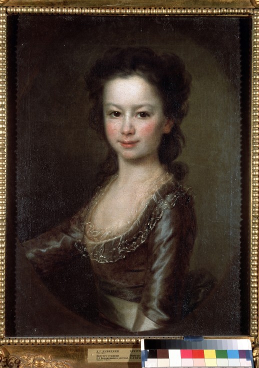 Portrait of Countess Maria Artemyevna Vorontsova as Child from Dimitrij Grigorjewitsch Lewizkij