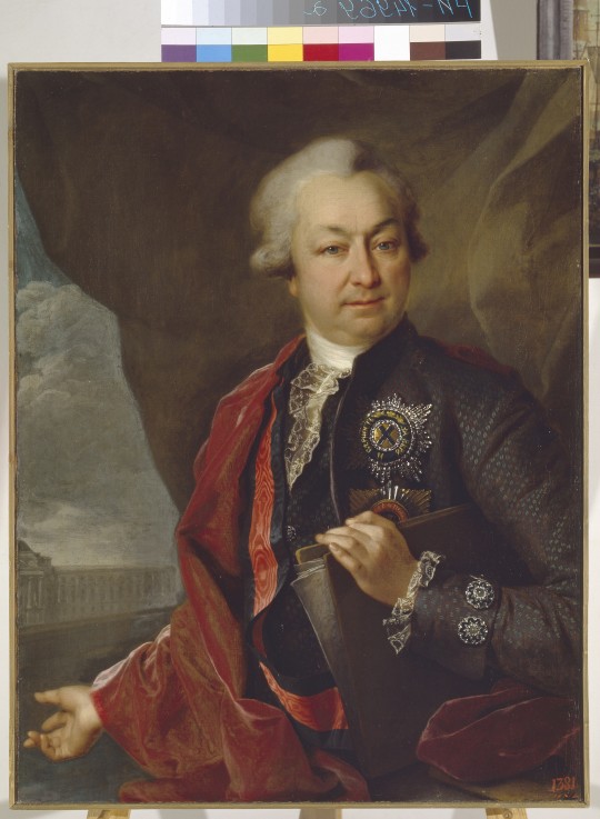 Portrait of the Count Ivan Ivanovich Shuvalov (1727-1797) from Dimitrij Grigorjewitsch Lewizkij