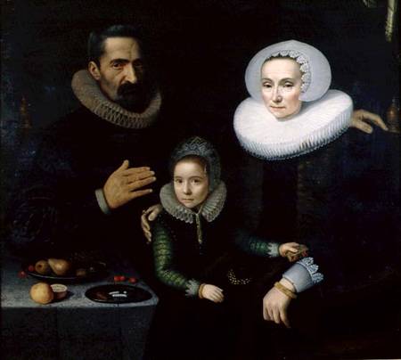 Family Portrait from Dirck Santvoort