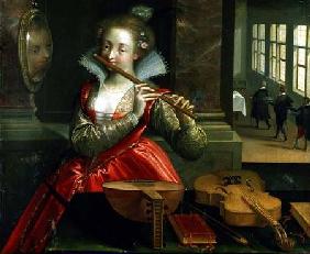 Allegory of Music (the Fluteplayer)
