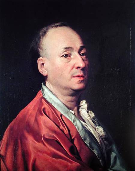 Denis Diderot (1715-84) from Dmitri Grigor'evich Levitsky