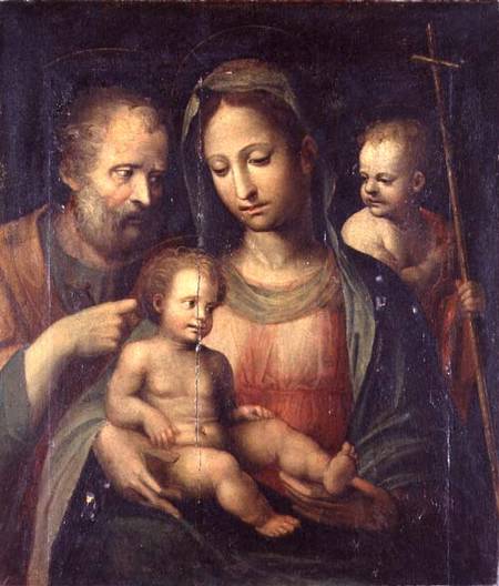 The Holy Family with Saint John from Domenico Beccafumi