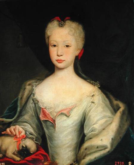 Maria Barbara de Braganza (d.1758) Queen of Spain from Domenico Dupra