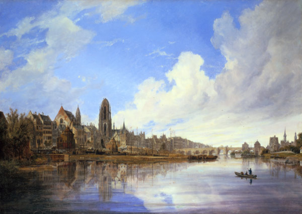 View of Frankfurt am Main from the west from Domenico Quaglio