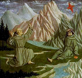 The St. Franziskus receives the stigmata from Domenico Veneziano