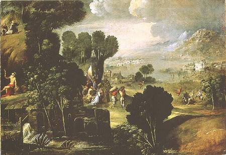 Landscape with Saints from Dosso Dossi