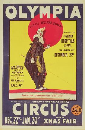 Bertram Mills circus poster