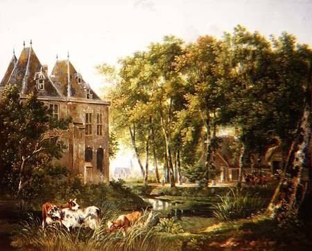 The Village Pond from Dutch School