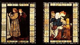 Honeymoon of King Rene of Anjou, by Burne-Jones and Dante G. Rossetti