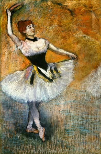 Dancer with Tambourin from Edgar Degas