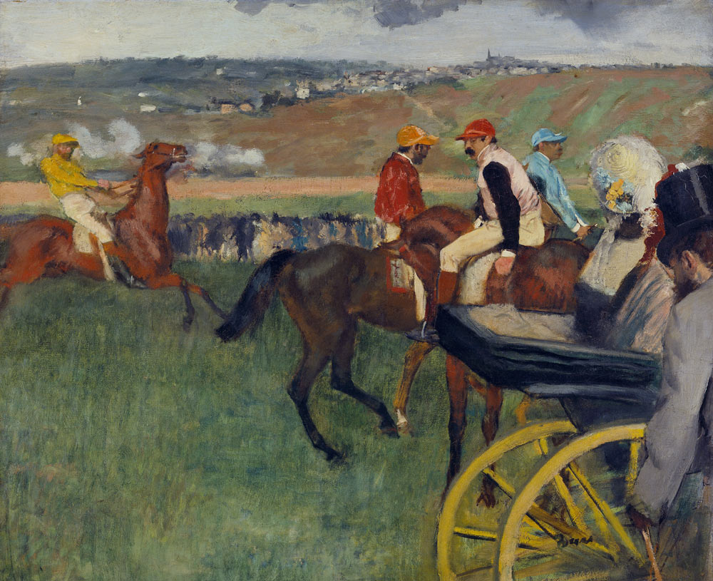 Racecourse from Edgar Degas